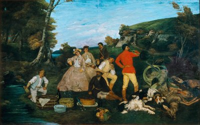 El desayuno de caza de Gustave Courbet